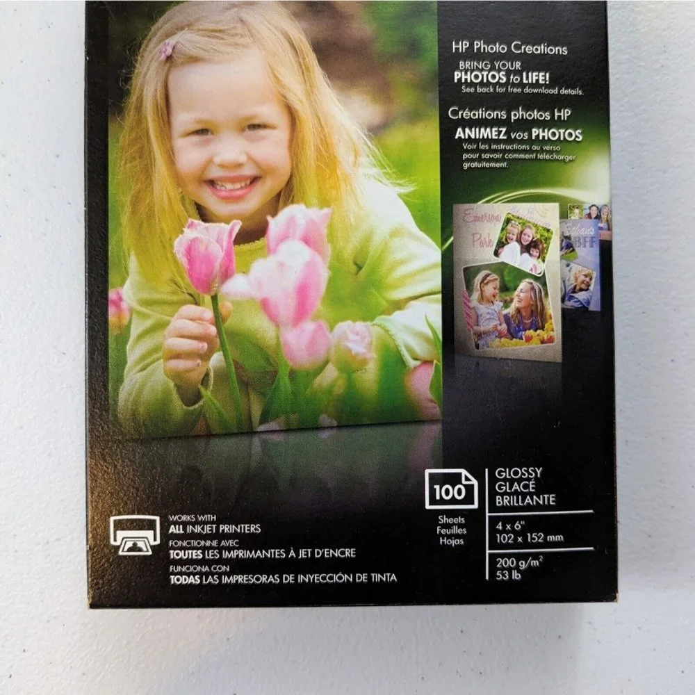 HP Everyday Photo Paper Glossy 100 Sheets 4 x 6